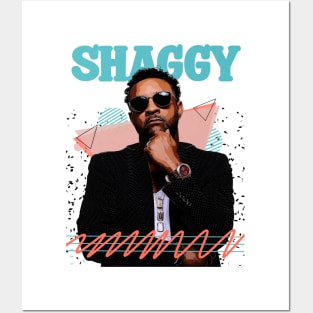 Shaggy Hip hop Fan Art Retro Design // Vintage Posters and Art